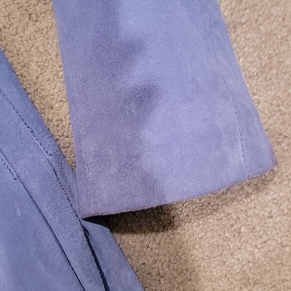 Bradley periwinkle blue suede jacket - Picture 4 of 11